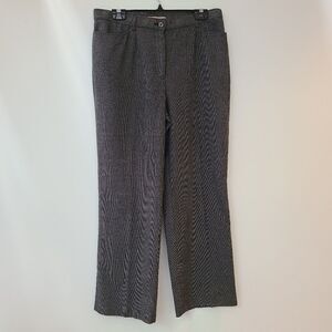 EZ's by Haggar Small Check Straight Leg Pants 14P